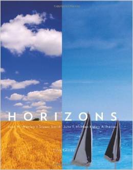 Imagen de archivo de Horizons a la venta por ThriftBooks-Atlanta