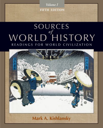 Beispielbild fr Sources of World History, Volume I zum Verkauf von HPB-Red