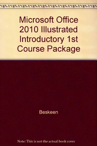 9780495964254: Microsoft Office 2010 Illustrated Introductory 1st Course Package