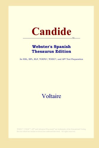 Candide (Webster's Spanish Thesaurus Edition) (9780497261764) by Voltaire