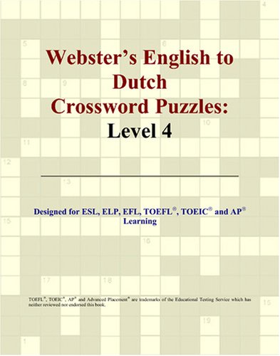 9780497826949: Webster's English to Dutch Crossword Puzzles: Level 4