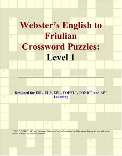 9780497827328: Webster's English to Friulian Crossword Puzzles: Level 1