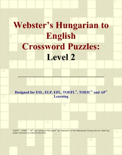 9780497827939: Webster's Hungarian to English Crossword Puzzles: Level 2