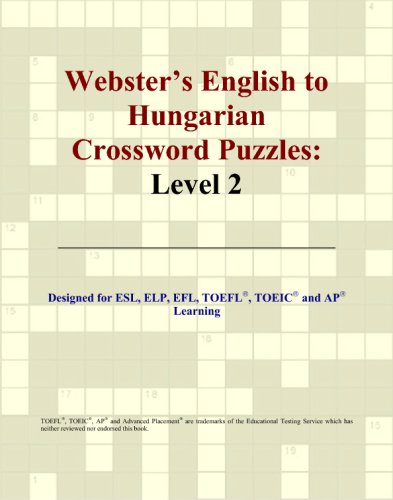 9780497827946: Webster's English to Hungarian Crossword Puzzles: Level 2