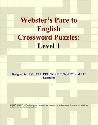 9780497831110: Webster's Pare to English Crossword Puzzles: Level 1