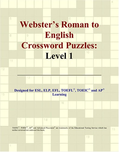 9780497831851: Webster's Roman to English Crossword Puzzles: Level 1