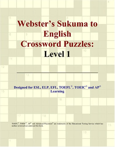 9780497832810: Webster's Sukuma to English Crossword Puzzles: Level 1