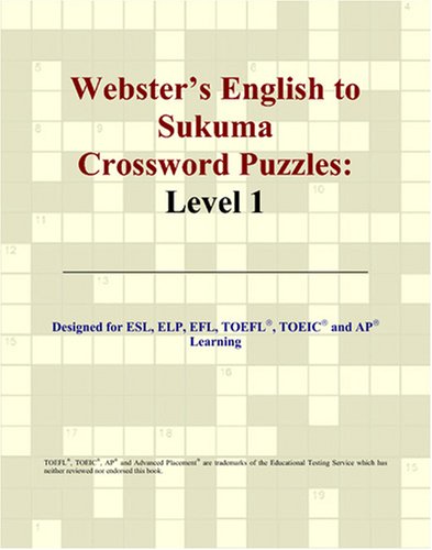 9780497832827: Webster's English to Sukuma Crossword Puzzles: Level 1