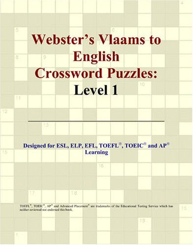 Stock image for Webster's Vlaams to English Crossword Puzzles: Level 1 for sale by Revaluation Books