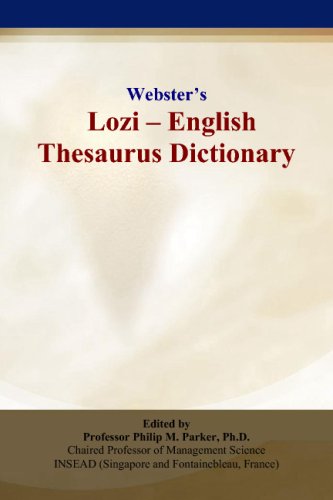 9780497835842: Webster’s Lozi - English Thesaurus Dictionary