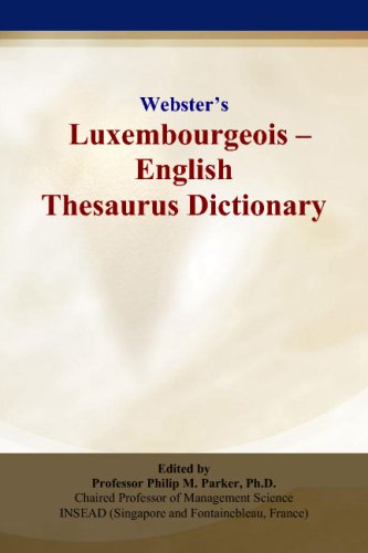 9780497835903: Webster’s Luxembourgeois - English Thesaurus Dictionary