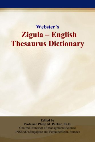 9780497837747: Webster’s Zigula - English Thesaurus Dictionary
