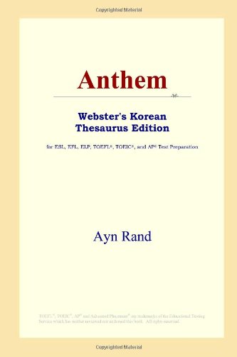 9780497913373: Anthem (Webster's Korean Thesaurus Edition)