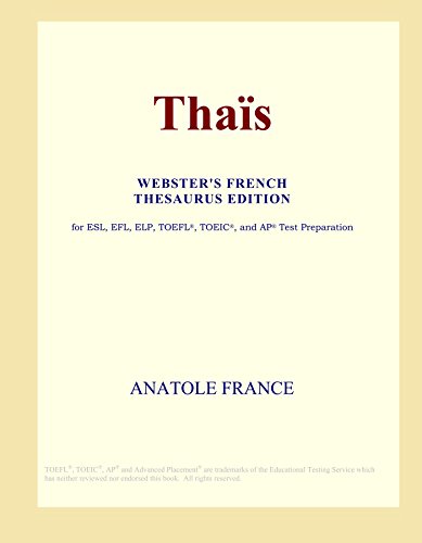Thaïs (Webster's French Thesaurus Edition) - Icon Group