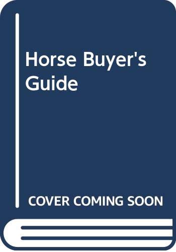 9780498012846: Horse Buyer's Guide