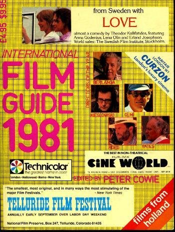 Imagen de archivo de International Film Guide 1981 a la venta por Redux Books