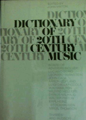 Dictionary of Twentieth-century Music