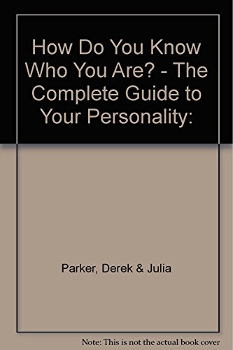 Beispielbild fr How Do You Know Who You are? zum Verkauf von AwesomeBooks