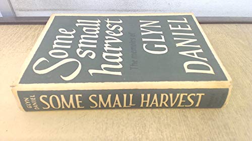 Stock image for Some Small Harvest: Memoirs for sale by WorldofBooks