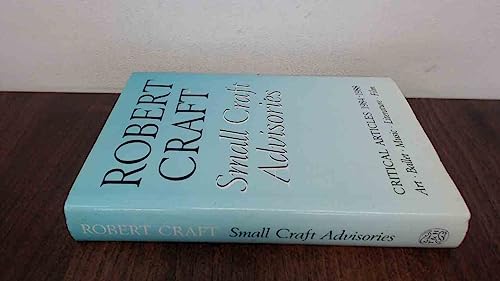 Stock image for Small Craft Advisories: Critical Articles, 1984-88 for sale by Redux Books