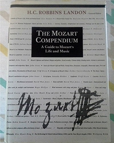 Imagen de archivo de The Mozart Compendium: A Guide to Mozart's Life and Music a la venta por WorldofBooks