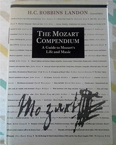 Stock image for The Mozart Compendium: A Guide to Mozart's Life and Music for sale by Broad Street Book Centre