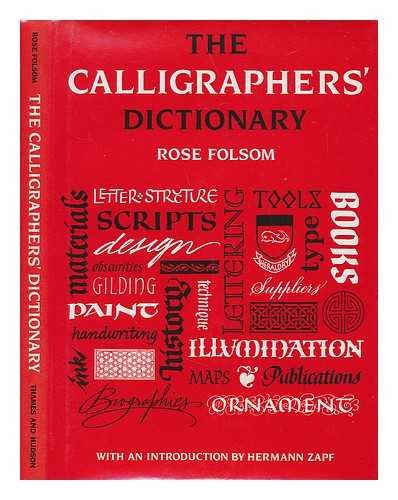 Beispielbild fr Calligrapher's Dictionary zum Verkauf von WorldofBooks