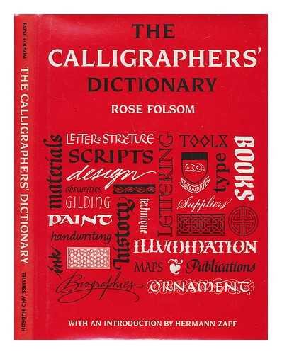 Stock image for Calligrapher's Dictionary for sale by WorldofBooks