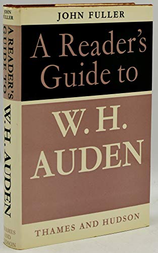 Imagen de archivo de A Reader's Guide to W. H. Auden a la venta por Front Cover Books