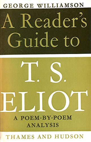 Beispielbild fr T.S.Eliot (Reader's Guides) zum Verkauf von WorldofBooks