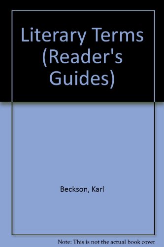 9780500150092: Literary Terms (Reader's Guides)