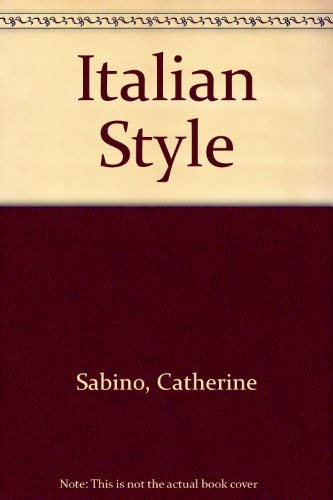 9780500234310: Italian Style