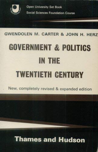 Beispielbild fr Government and Politics in the 20th Century zum Verkauf von Goldstone Books