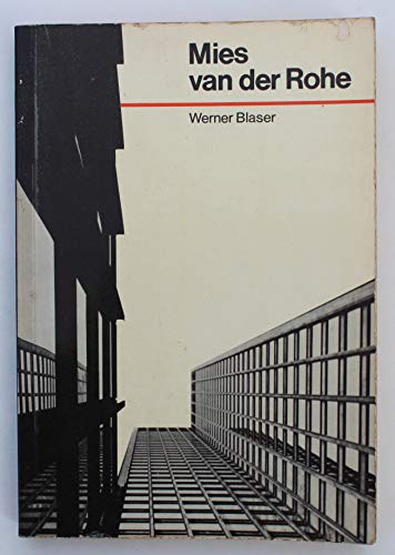 Stock image for Mies Van der Rohe for sale by Better World Books Ltd