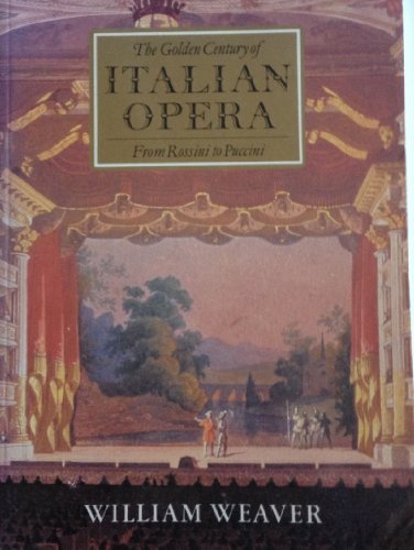 Imagen de archivo de Golden Century of Italian Opera a la venta por Jenson Books Inc