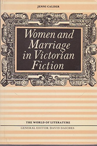 Beispielbild fr Women and Marriage in Victorian Fiction zum Verkauf von WorldofBooks
