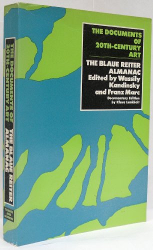 9780500610053: Blaue Reiter Almanac (Documents of 20th Century Art S.)