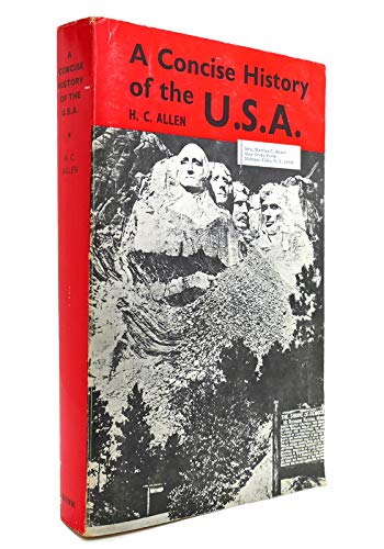 Stock image for Concise History of the United States of America for sale by WorldofBooks