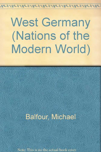 9780510377519: West Germany (Nations of the Modern World S.)