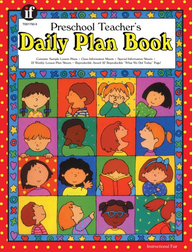 9780513017924: Preschool Teacher's Daily Plan Book