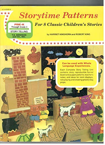 Beispielbild fr Storytime Patterns for 8 Classic Children's Stories zum Verkauf von Once Upon A Time Books
