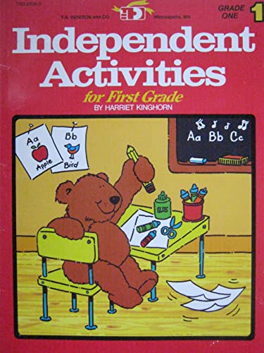 Beispielbild fr Independent activities for first grade zum Verkauf von Wonder Book