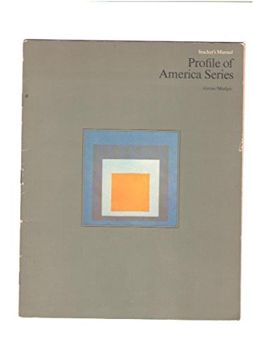 Beispielbild fr Profile of America Series, Teacher's Manual zum Verkauf von Redux Books