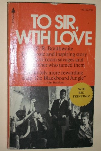 Imagen de archivo de To Sir, with Love a la venta por ThriftBooks-Atlanta