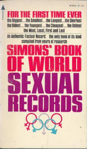 9780515038521: Title: Simons Book of world sexual records