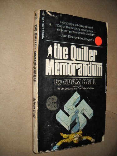 Stock image for The Quiller Memorandum for sale by HPB-Emerald
