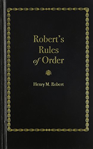 Beispielbild fr Roberts Rule of Order zum Verkauf von Better World Books