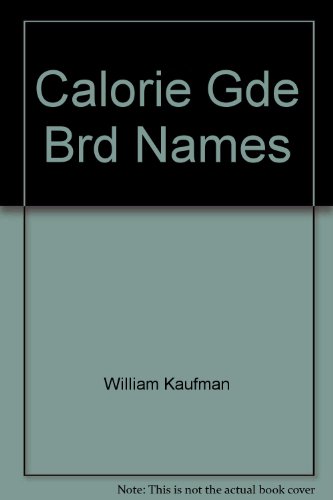 9780515077025: Calorie Gde Brd Names