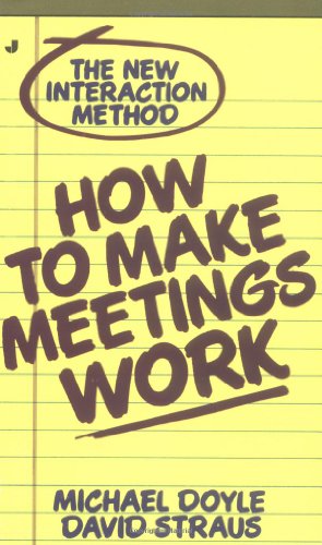 Stock image for How to Make Meetings Work for sale by Gulf Coast Books