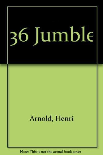 Jumble Book 36 (9780515091724) by Arnold, Henri; Lee, Bob